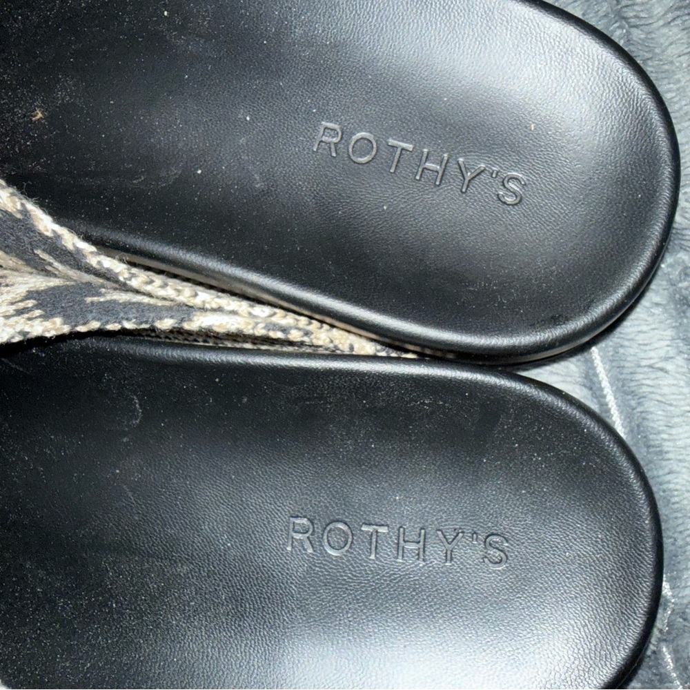 Rothy's The Weekend Slide Sandy Cat Women's Sandals 10.5 box - Picture 4 of 6